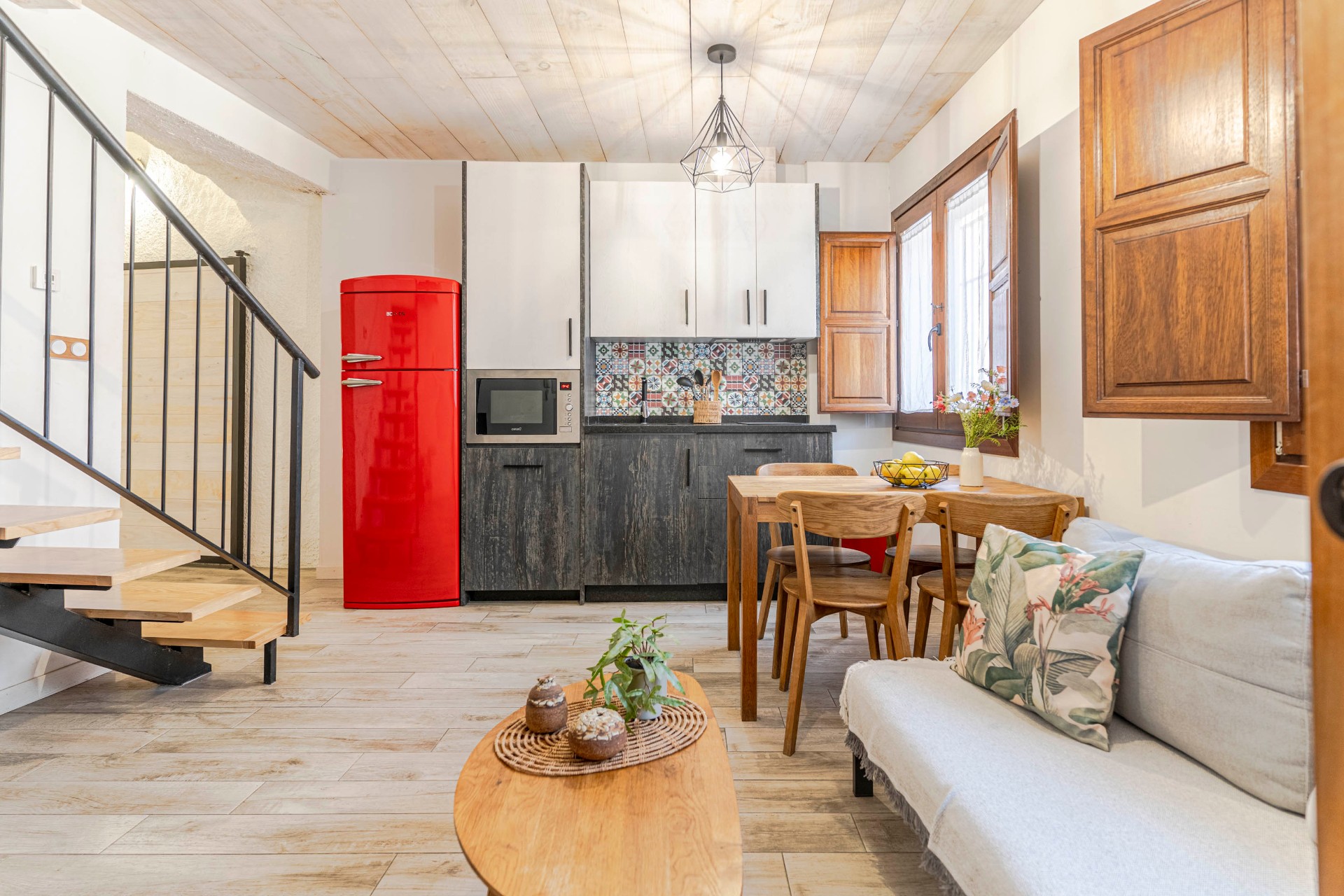 Cocina industrial-chic